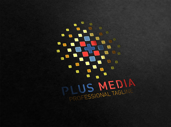 Plus Media Logo in Logo Templates - product preview 1