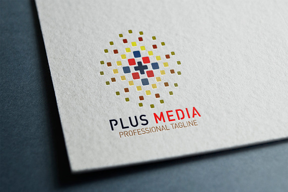 Plus Media Logo in Logo Templates - product preview 2