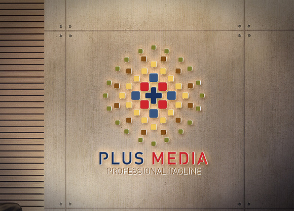 Plus Media Logo in Logo Templates - product preview 4