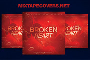 Broken Hearts  mixtape and cd cover 