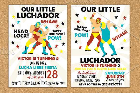  Lucha Libre Collection in Illustrations - product preview 1