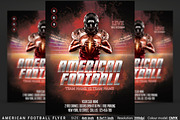 American Football Flyer And Poster