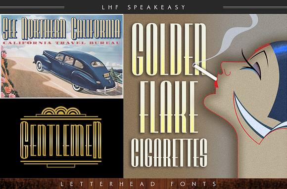 LHF Speakeasy Package in Display Fonts - product preview 6