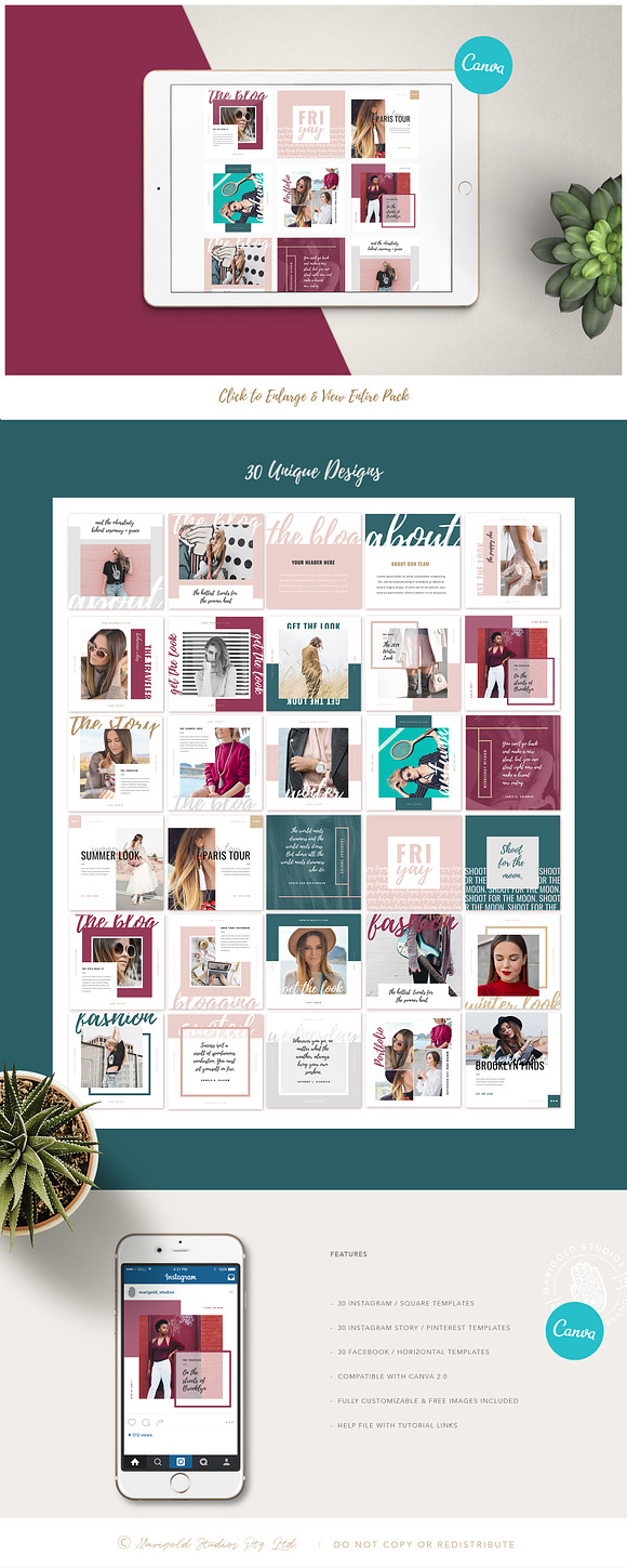 CANVA & PPT | Brooklyn Social Media in Social Media Templates - product preview 3