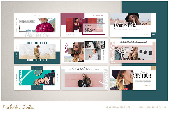 CANVA & PPT | Brooklyn Social Media in Social Media Templates - product preview 8