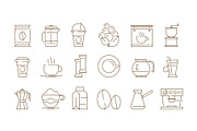 Coffe shop icon. Hot drinks tea and