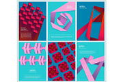 Abstract colored covers. Geometry