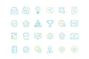 Legal approved documents icons