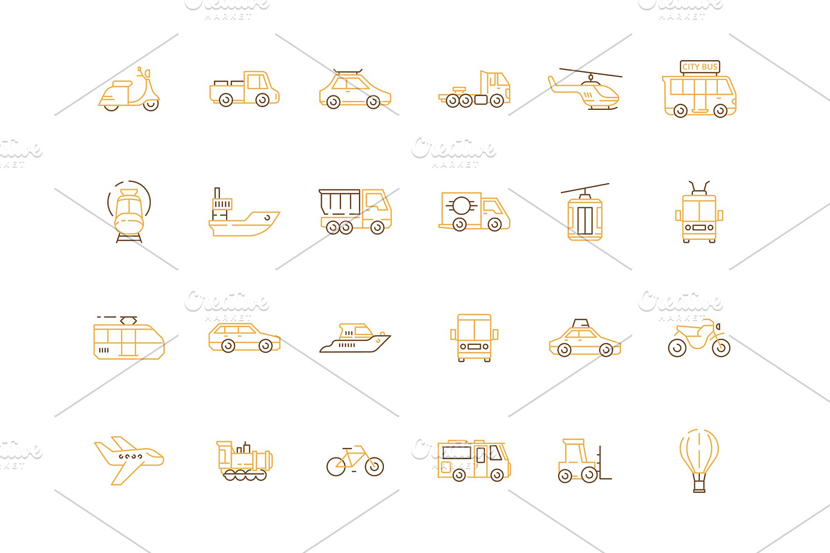 Urban transport icon. Public in Graphics - product preview 8