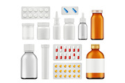 Medical pills. Healthcare capsule