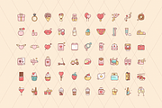 Lovely Cuties 120 Illustrated Icons