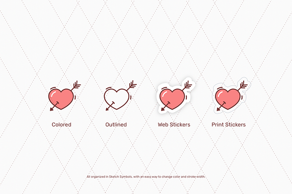 Lovely Cuties 120 Illustrated Icons in Love Icons - product preview 2