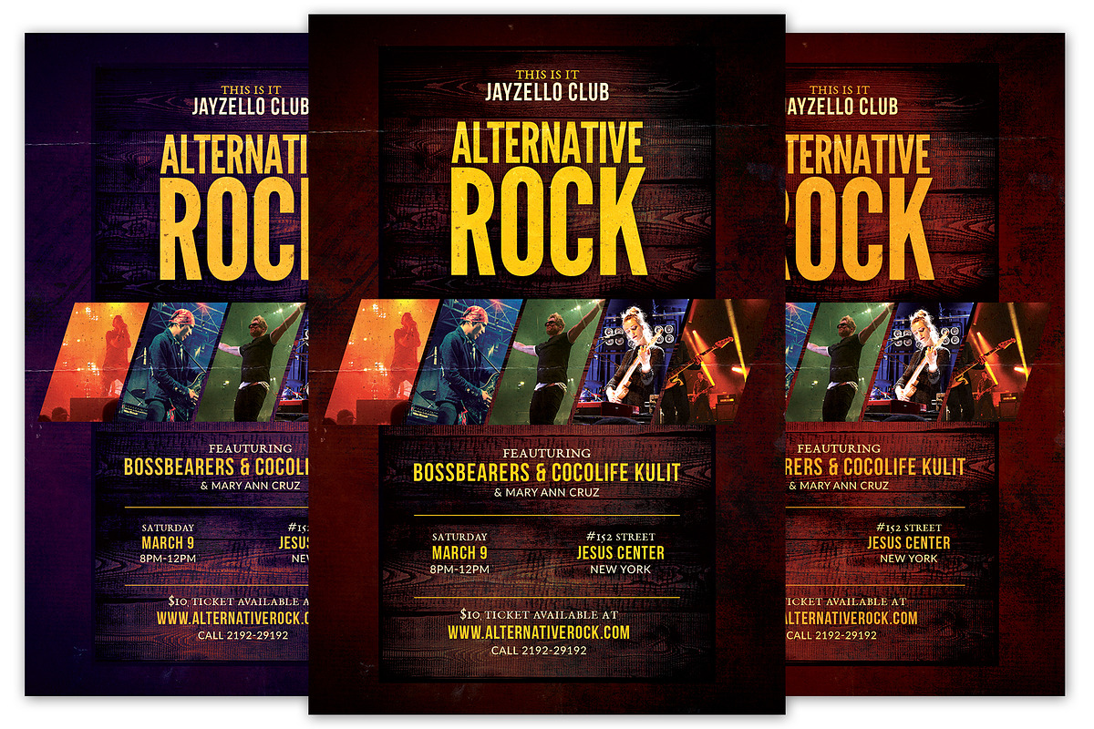 Alternative Rock Flyer in Flyer Templates - product preview 8