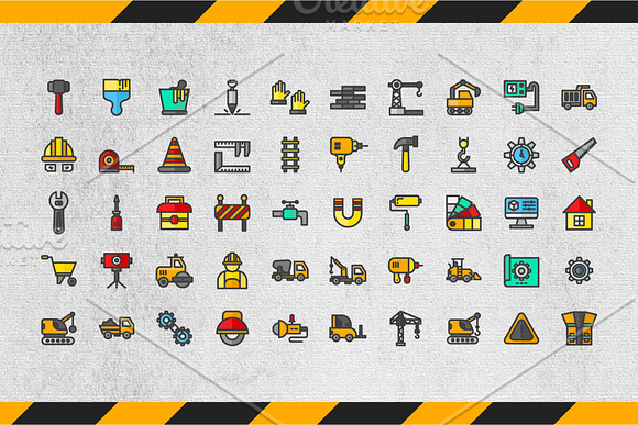 200 Construction Icon Pack in House Icons - product preview 4