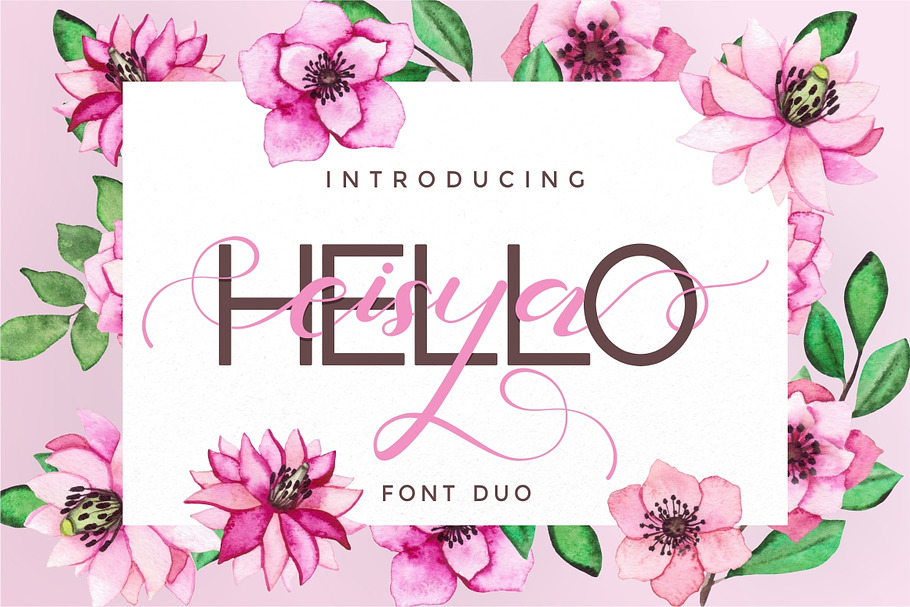 Hello Eisya -  Font Duo