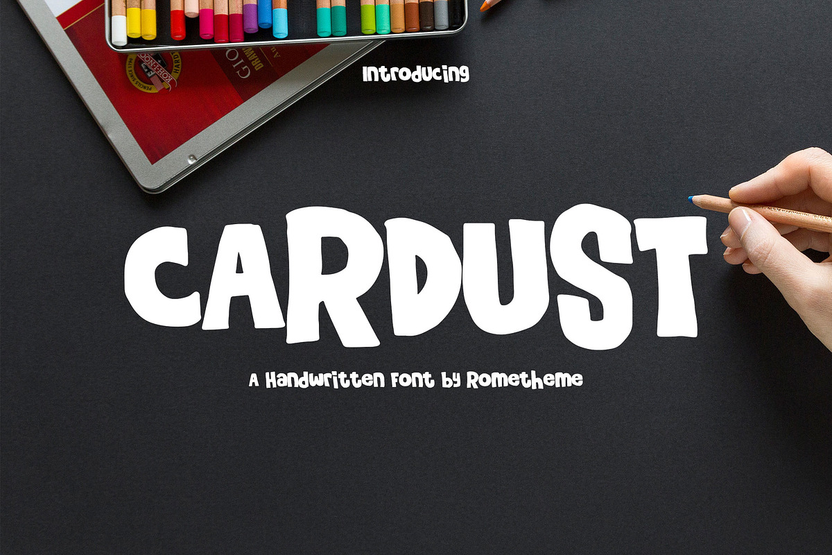 Cardust - Fun Font in Fun Fonts - product preview 8