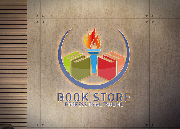 Book Store Logo in Logo Templates - product preview 4