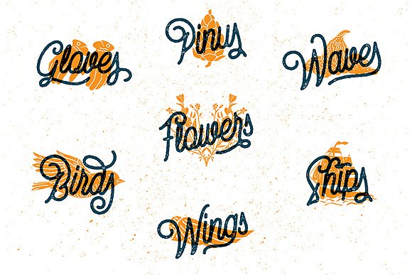Gillnord Script (4 fonts & extras) in Display Fonts - product preview 14