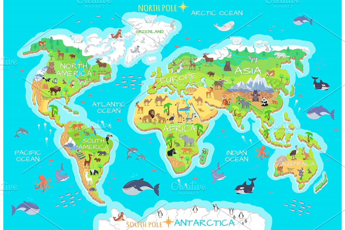 Animals and Where They Live. Our in Illustrations - product preview 8