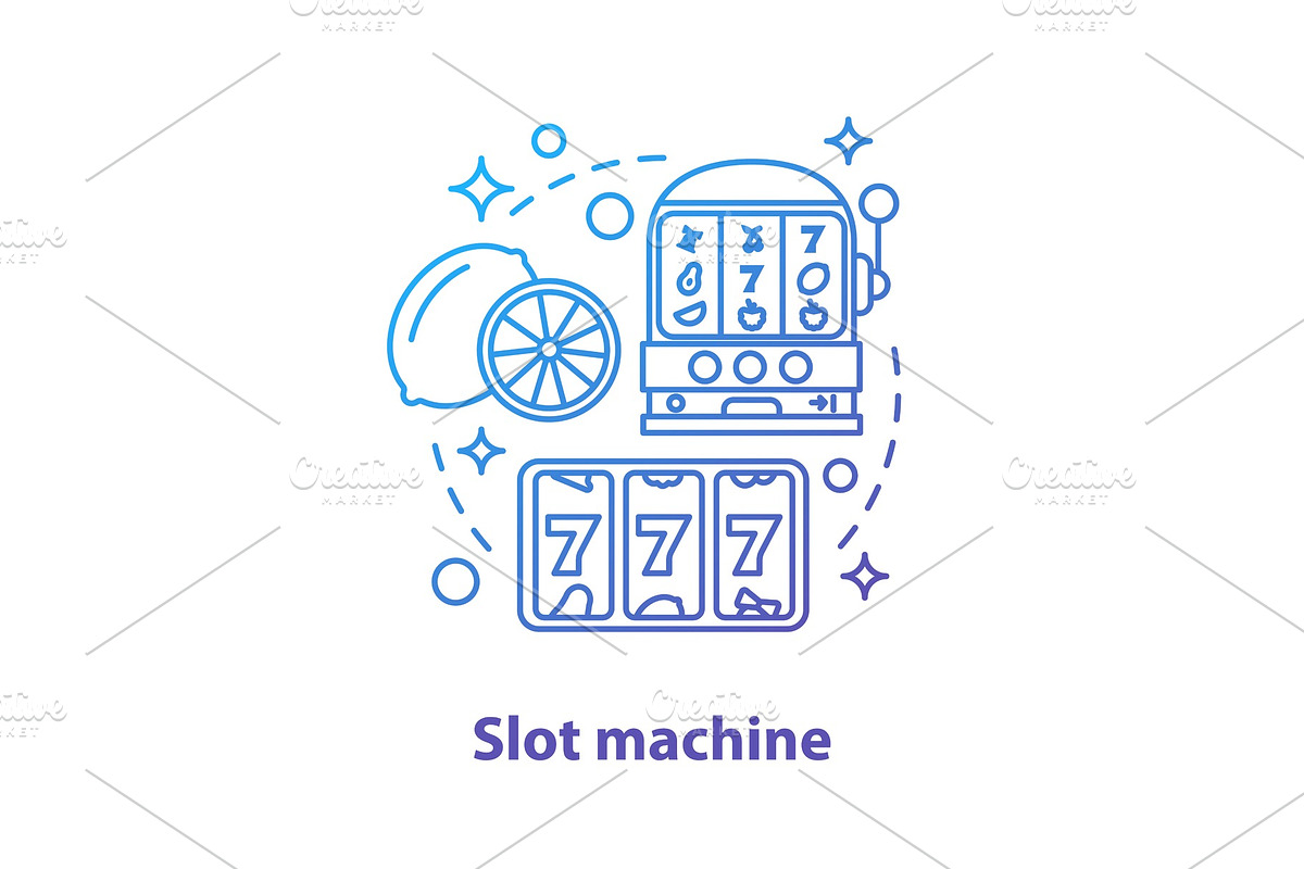 Slot machine concept icon in Icons - product preview 8