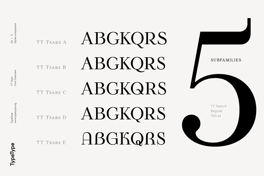 TT Tsars in Serif Fonts - product preview 8