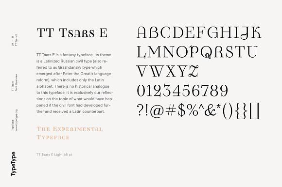 TT Tsars in Serif Fonts - product preview 7