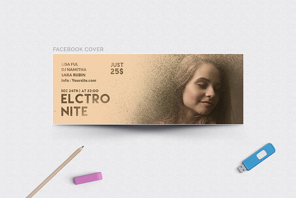 Indie Night Flyer in Flyer Templates - product preview 2