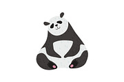 Cute Panda Bear, Happy Animal