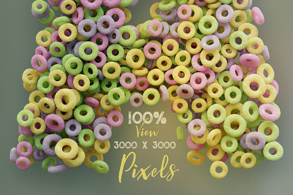 Corn Loops – 3D Lettering in Graphics - product preview 2