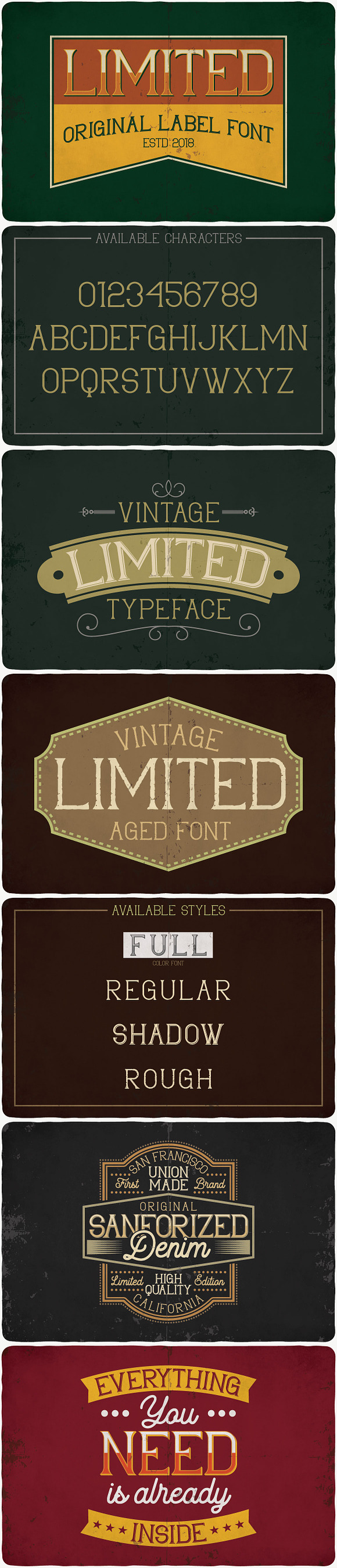 Vintage Fonts Bundle in Vintage Fonts - product preview 10