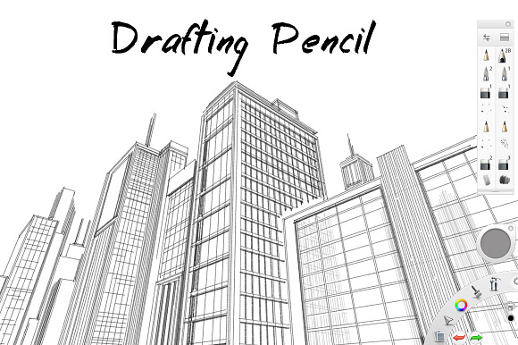 18 Line Art Brushes 4 SketchBook Pro in Photoshop Brushes - product preview 2