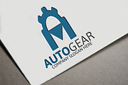 Auto Gear/ A Letter Logo