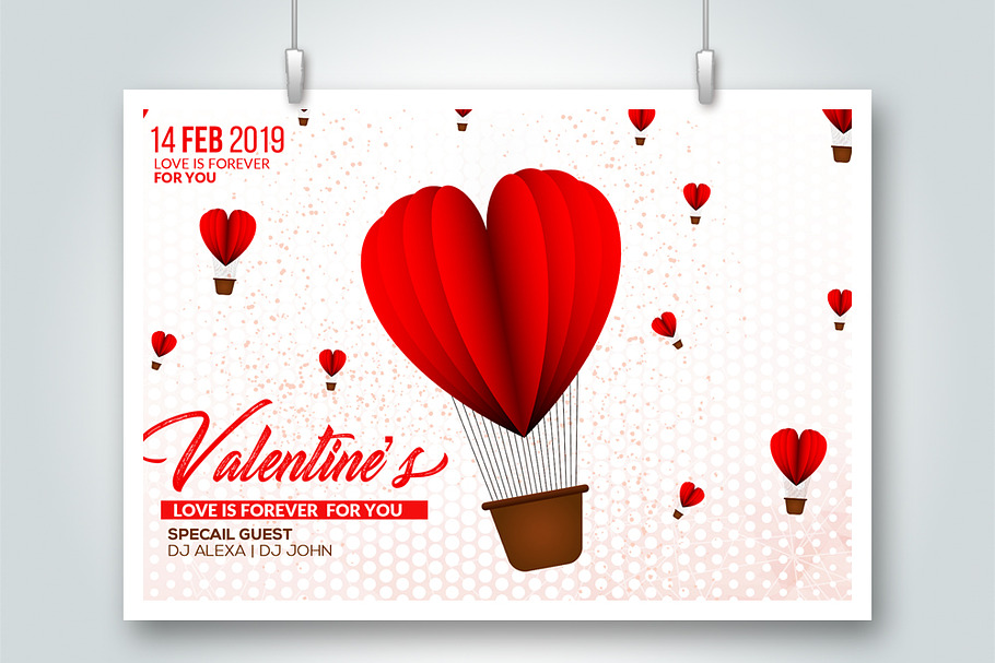 Valentine's Day Love Flyer Templates