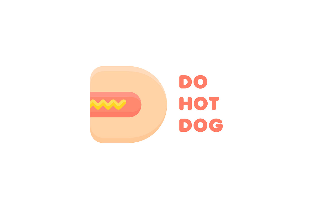 Hot Dog D Letter Logo in Logo Templates - product preview 8