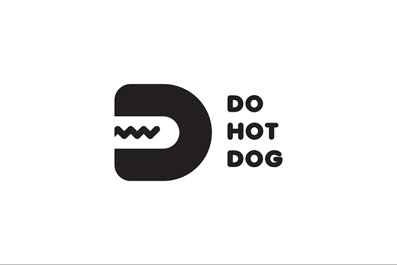 Hot Dog D Letter Logo in Logo Templates - product preview 1