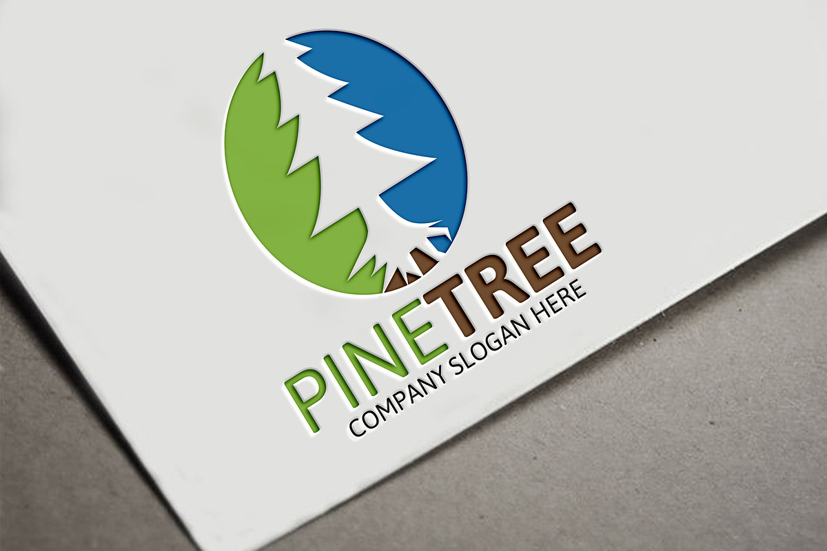 Pine Tree Logo in Logo Templates - product preview 8