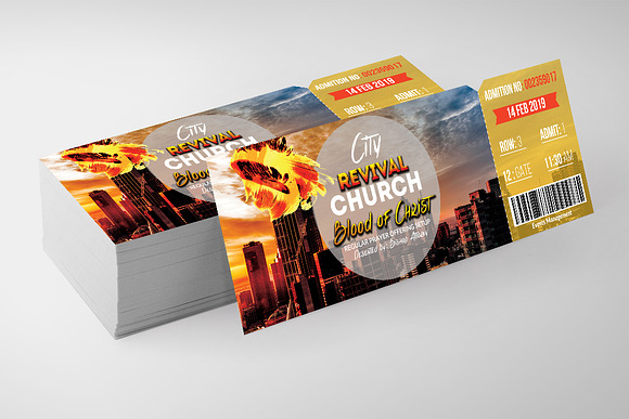 Multi Use Tickets Template Bundle in Card Templates - product preview 3