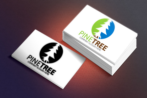 Pine Tree Logo in Logo Templates - product preview 1