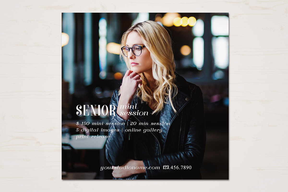 Senior Mini SessionTemplate in Instagram Templates - product preview 8