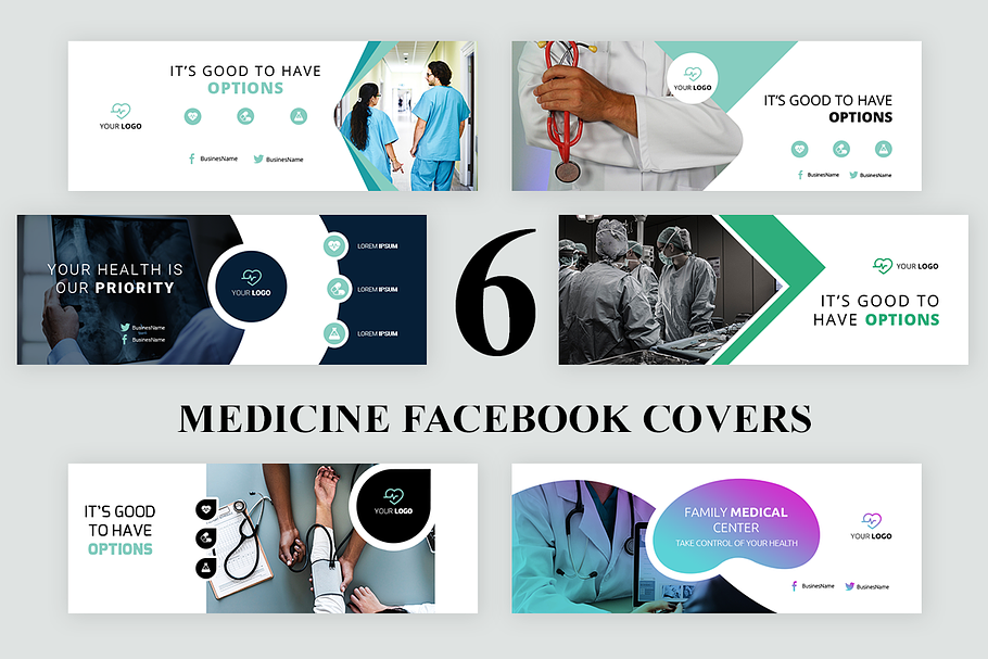 Medicine Facebook Covers in Facebook Templates - product preview 8