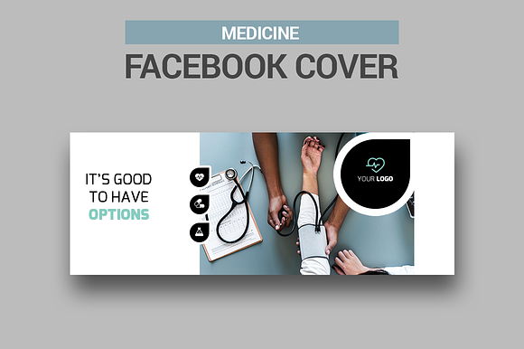 Medicine Facebook Covers in Facebook Templates - product preview 5