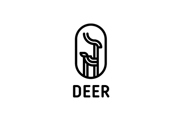 Deer Logo in Logo Templates - product preview 2