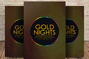 Gold Night Party Flyer