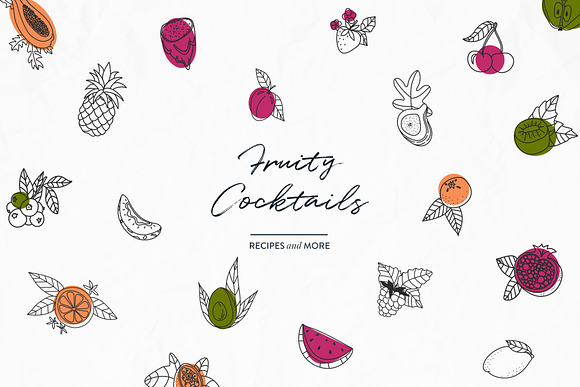 Fruits & Berries in Illustrations - product preview 2