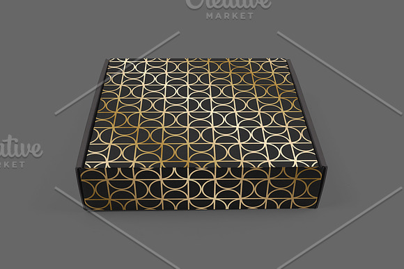 Golden seamless geometric patterns in Patterns - product preview 2