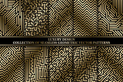 Luxury striped geometric patterns