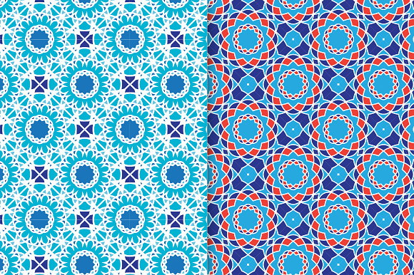 Set of 12 Mosaic Patterns in Patterns - product preview 1
