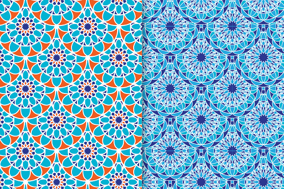 Set of 12 Mosaic Patterns in Patterns - product preview 4