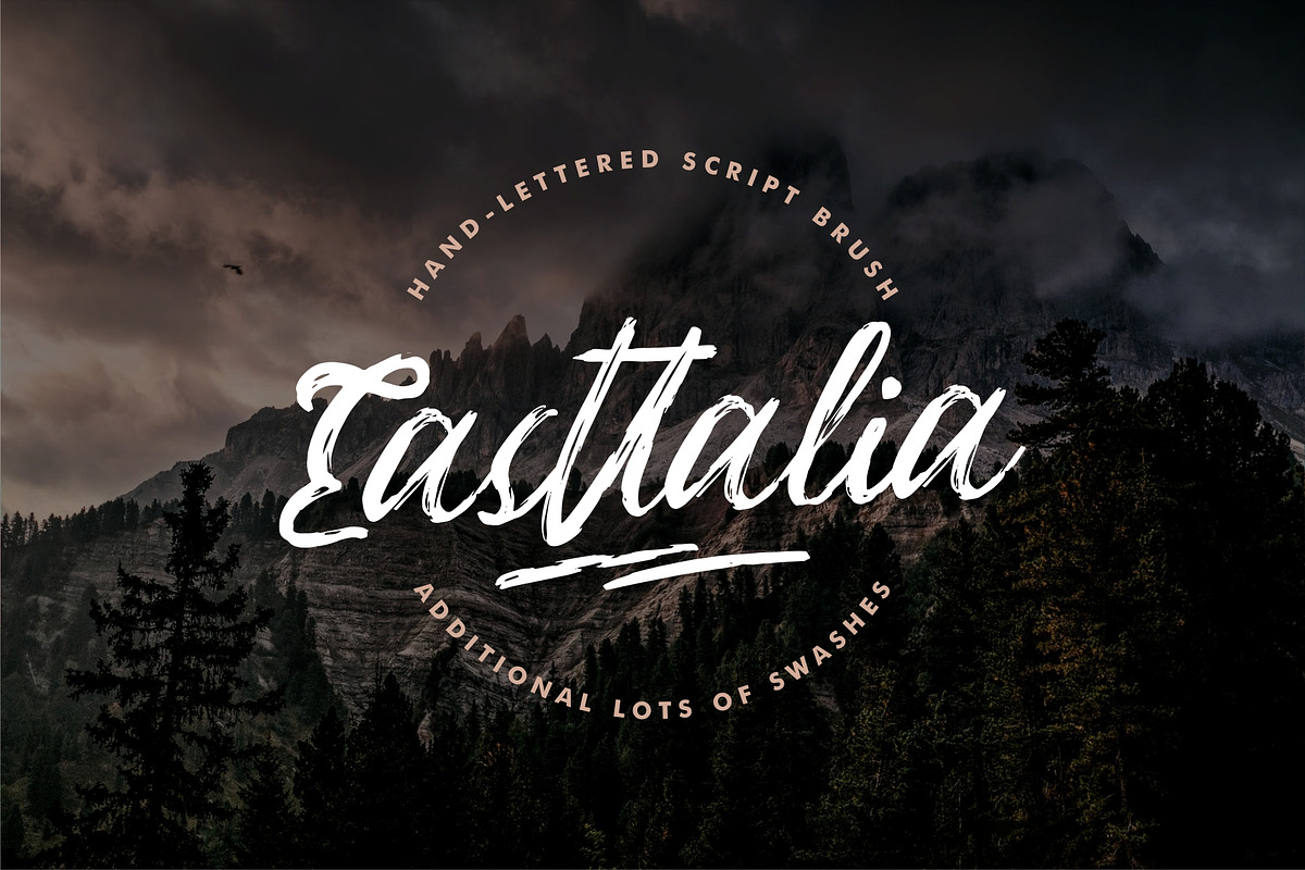Easttalia - Handdrawn Script in Script Fonts - product preview 8