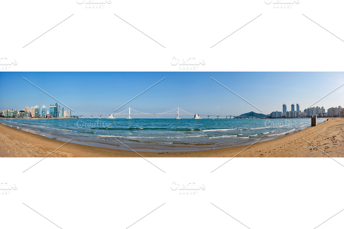 Gwangalli Beach in Busan, South in Graphics - product preview 8
